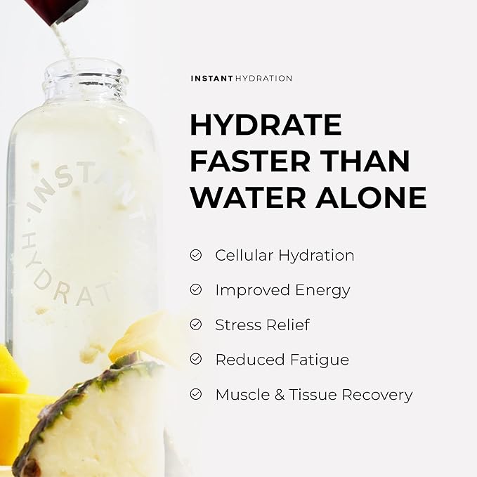 Instant Hydration Electrolytes Powder Packets - Mango Pineapple Drink Mix - Zero Sugar - Keto, Vegan, Gluten-Free, Non-GMO - Boost Recovery, Brain Health, Muscle & Tissue Support- 30 Sticks-VivaGrace Women