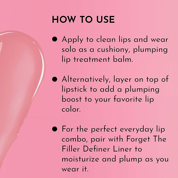 LAWLESS Forget the Filler Lip Plumping Line Smoothing Tinted Balm, Pink Marshmallow, 0.09 Ounce-VivaGrace Women