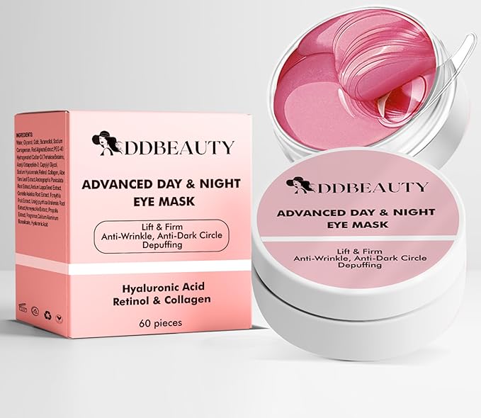 Under Eye Bags Treatment, Rose Eye Mask, Eye Treatment Mask, For Moisturizing,Revitalizing, Lift & Firm, Anti- Dark Circle, Depuffing. Cruety-Free. (60 Pieces)-VivaGrace Women