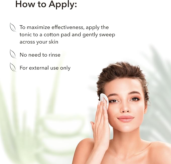 Organic Aloe Vera Facial Toner - 98% Natural Ingredients - Intense Hydration, Hyaluronic Acid, 98% Natural, Vegan - Deep Moisture, Refreshes, and Revitalizes The Skin - 8.5 Fl Oz / 250ml-VivaGrace Women