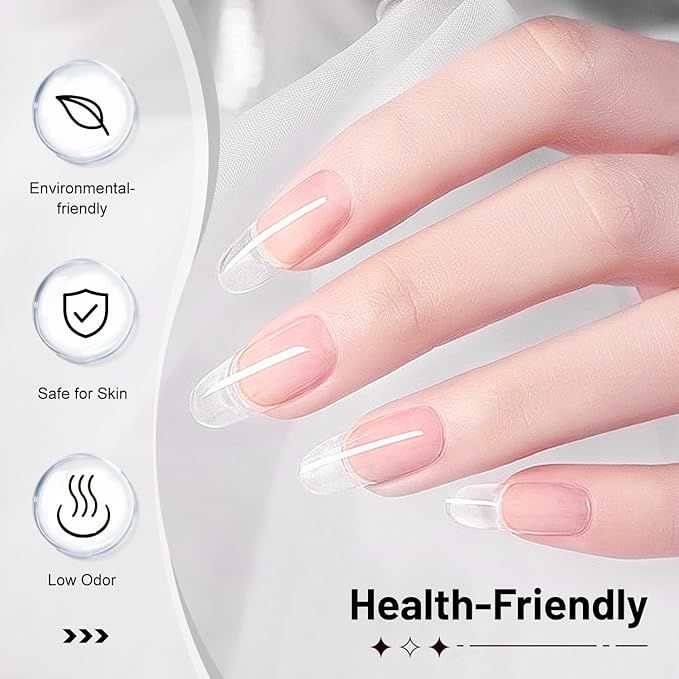 JODSONE 2Pcs 16.5ml Builder Gel Builder Nail Polish for Thickening Strengthener Building Extension and Keep The Nail Art Effect for A Longer Time and Nail Art Design Gift for Women-VivaGrace Women