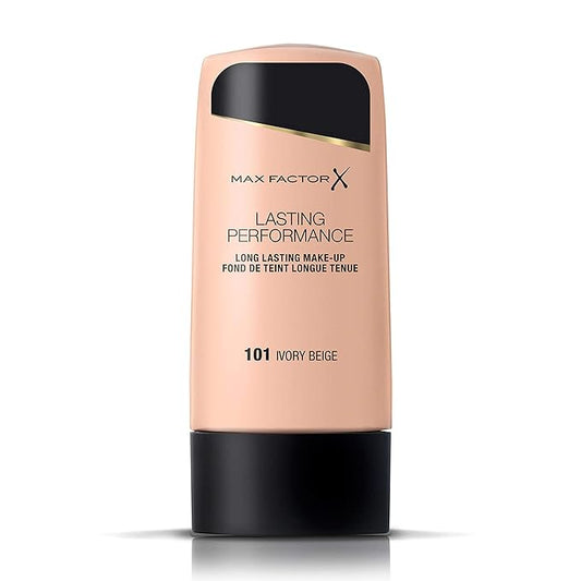 Max Factor Lasting Performance Long Lasting Foundation 101 Ivory Beige-VivaGrace Women