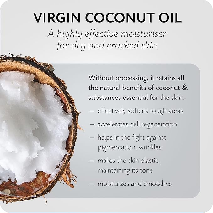 THE ACT Solid Coconut Body Butter – Organic Vegan Moisturizer with Shea & Almond Oils – Melts in Hands – Massage Balm for Dry Skin – Natural Skincare for Women & Men – 6 oz with Spatula-VivaGrace Women