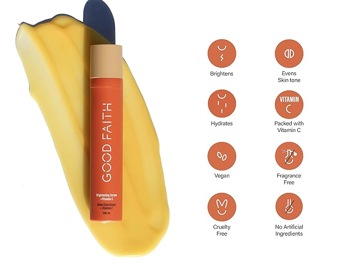 Good Faith - GOOD + Glowing Set - Brightening Skincare Value Kit - 3pcs Exfoliating Toner, Brightening Serum, Softening Moisturizer - Vegan - Cruelty Free-VivaGrace Women