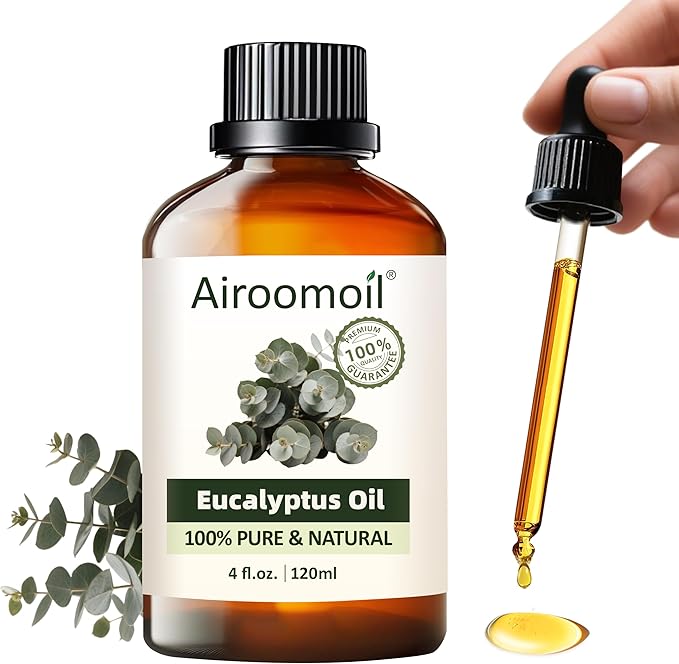 Pure Eucalyptus Essential Oil, 100% Pure Natural Eucalyptus Essential Oil, Premium Grade Essential Oils for Diffusers for Home, Skin, Care Massage, Soap Making, Aromatherapy, 4 Fl Oz | 120ml-VivaGrace Women