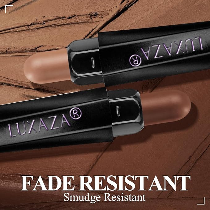 Brown Eyeshadow Stick Makeup 6PCS Set, Neutral Eyeshadow Palette Matte Cream Eye Shadow Eyeliner Brightener Pencil Crayon - BROWN CASHMERE-VivaGrace Women