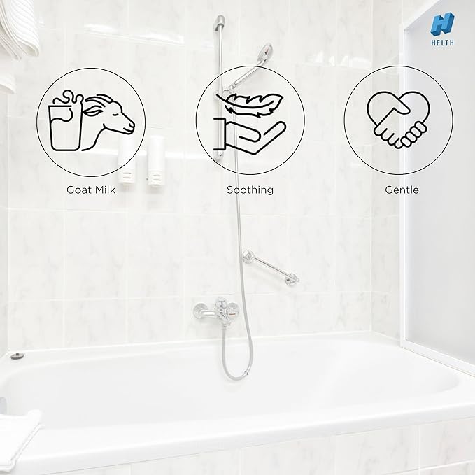 Spa Kit Birthday Box with Loofah Body Brush Gingered Peaches Goat Milk Soap, Orange-VivaGrace Women