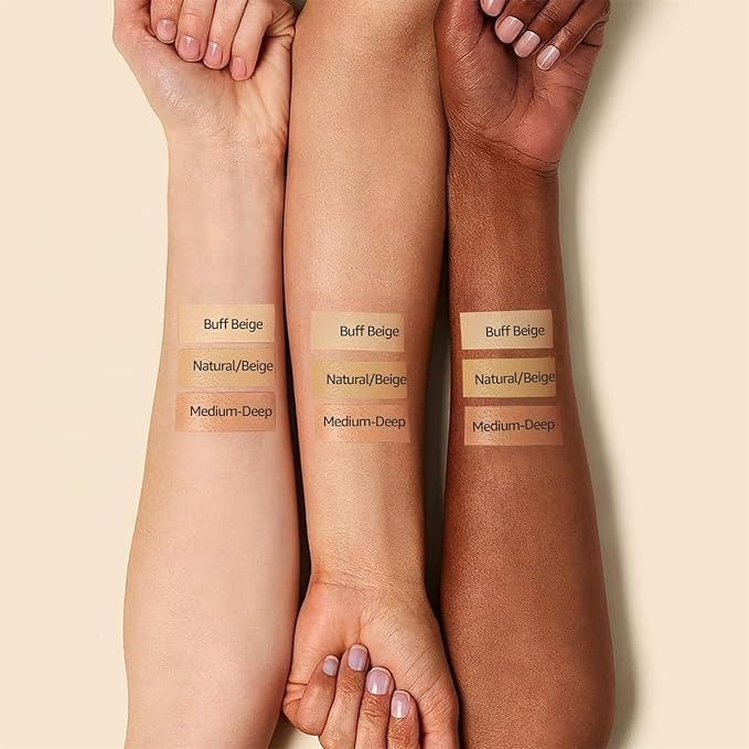 Mushroom Head Air Cushion CC Cream Foundation - BB Cream Concealer Oil Control Long-Lasting, Waterproof Base Primer, Cream Foundation Full Coverage for Mature Skin & All Skin Types (Medium)-VivaGrace Women
