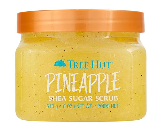 Tree Hut Shea Sugar Scrub - Pineapple - 18 oz - Exfoliating Body Scrub for Smooth, Glowing Skin - Made with Real Sugar and Shea Butter-VivaGrace Women