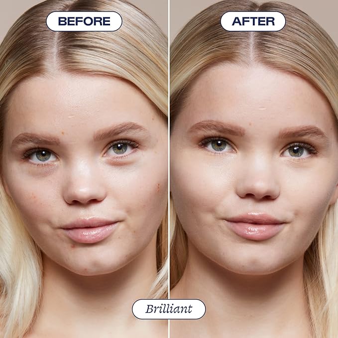 Alleyoop Game Face Concealer Makeup, Lightweight to Medium Buildable Coverage Under Eye Concealer, For Blemishes, Crease-proof and Hydrating with Aloe Stem Cell, Smooth Second Skin Finish - Brilliant-VivaGrace Women