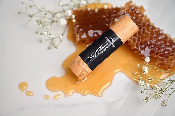 BEE NATURAL LIP BALM, made with Organic Beeswax, Shea butter & Coconut Oil, Ulta-Moisturizing, heals sore chapped lips.-VivaGrace Women