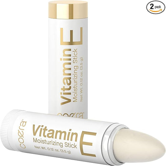 Vitamin E Moisturizing Stick for Lips | .12 oz (2 Pack) | Hydrating & Nourishing | Free of Parabens, SLS & Fragrances-VivaGrace Women