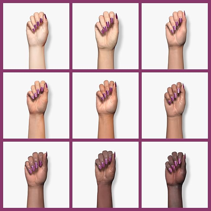 Imtiti Purple Gel Nail Polish, 1 Pcs 15ml Bronze Purple Color Soak Off LED Long-Lasting Nail Gel Polish Nail Art Starter Manicure Salon DIY at Home, 0.5 Fluid Ounces