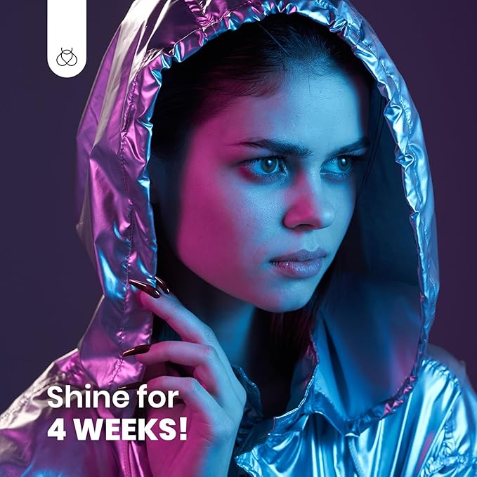 Beetles Cat Eye Gel Polish - Milky Way 6 Colors Gel Polish Set, Black Purple Blue Temperature Changing Glitter Nails, Halloween Galaxy Nails Kit with Magnet Stick Soak Off Uv Lamp Gel-VivaGrace Women