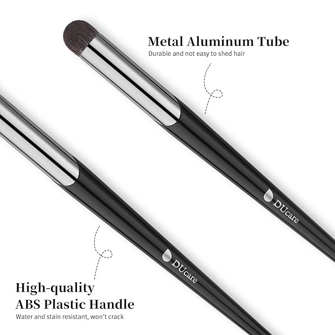 DUcare Tapered Small Concealer Brush Under Eye, Nose Contour Brush Mini Makeup Brushes Ideal for Liquid, Cream, and Powder Concealer(V03)-VivaGrace Women