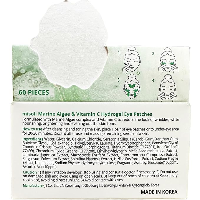 Marine Algae & Vitamin C Hydrogel Eye Patches-VivaGrace Women