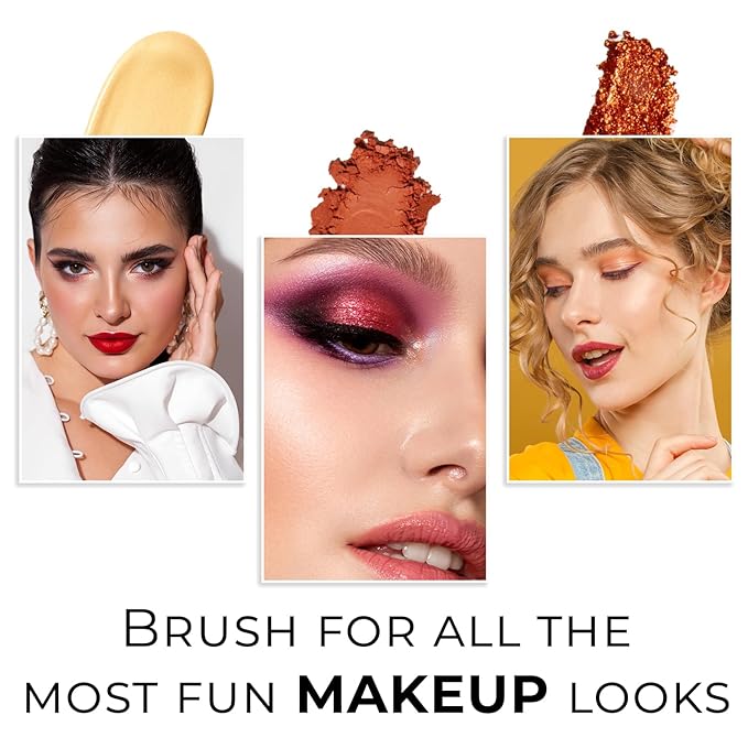 Profusion Cosmetics Pointed Crease Eyeshadow Brush Soft Synthetic Eyeshadow Blending For small Crease Eyebrow Long Lasting smudge Flawless Makeup Look-VivaGrace Women