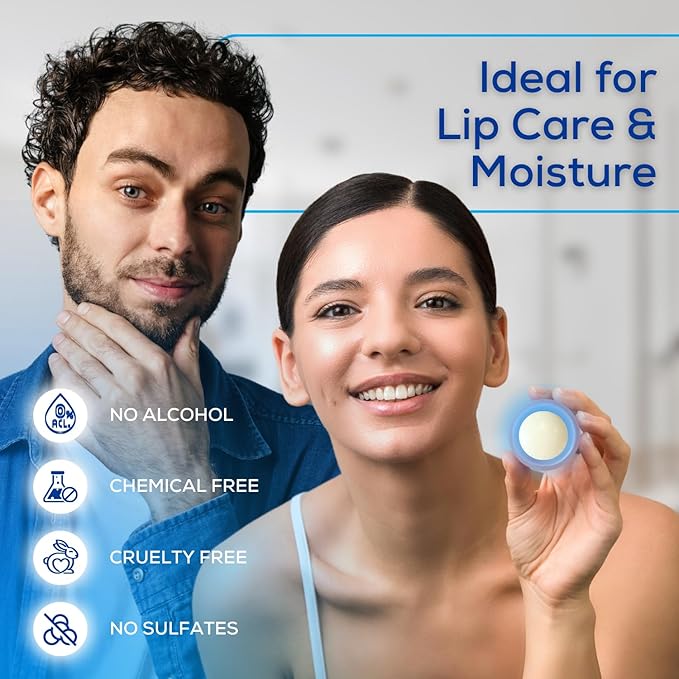 SoftBeso Lip Balm| Blueberry Flavor |Vegan Lip Care|Clean Ingredients | Lip Balm for Beautiful, Soft Lips | Hydrating & Nourishing Lip Care Products | Premium Lip Balm ball-VivaGrace Women