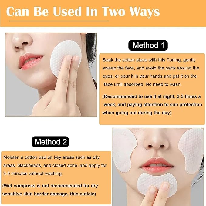 Glycolic Acid Toning Solution, Glycolic Acid 7% Toner, Glycolic Sour 7% Toning, KeepThe Skin Moist, Exfoliating Serum for Face, Facial Exfoliation Astringe Pores (240ML/8.0 Fl Oz)-VivaGrace Women