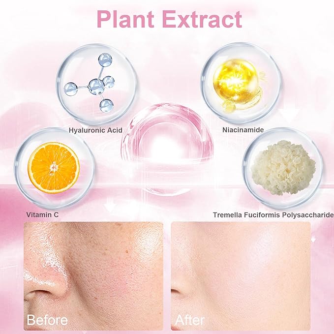 Sakura Skin Care Set, Face Care Sets for Women, 5Pcs Face Moisturizer Set Include Sakura Cream, Sakura Cleanser, Sakura Serum, Sakura Eye Cream, Sakura Mud Mask, Skin Care Gift Set for Teen Girls-VivaGrace Women