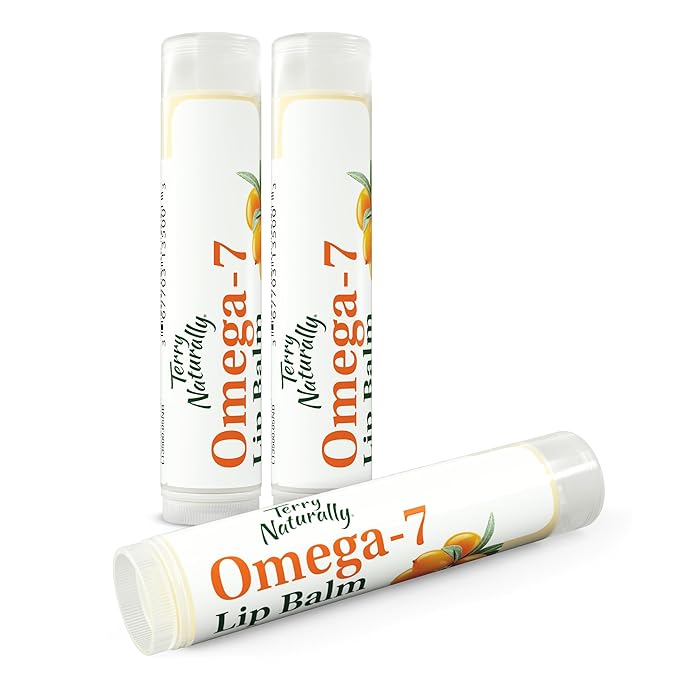 Terry Naturally Omega7 Lip Balm - 0.15 Oz, Pack of 3-VivaGrace Women