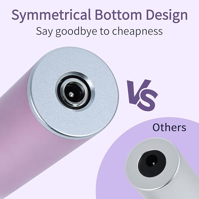 Electric Foot Callus Remover with 120pcs Sandpaper Discs(3 Sizes), Professional 800RPM Aluminum 4.8 Inches Callus Remover for Feet, Stepless Speed Control for Dead Skin (Purple)-VivaGrace Women