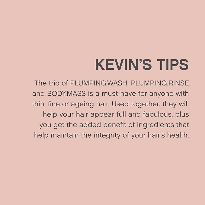 KEVIN.MURPHY PLUMPING.WASH - Densifying Shampoo for Thinning Hair - For Fine & Aging Hair - Nourishing Hair Care Shampoo - Thickening Effects - 1 L / 33.8 fl oz-VivaGrace Women