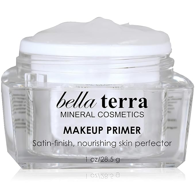 Bellaterra Cosmetics Makeup Primer – Hydrating Gel Base for Delicate & Mature Skin – Vegan, Fragrance-Free Formula – Seamless Texture, Works with Liquid & Powder Foundation or Tinted Moisturizers-VivaGrace Women