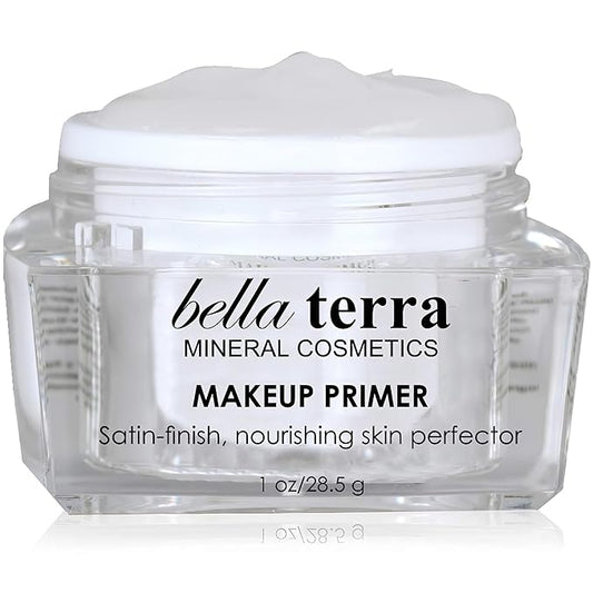 Bellaterra Cosmetics Makeup Primer – Hydrating Gel Base for Delicate & Mature Skin – Vegan, Fragrance-Free Formula – Seamless Texture, Works with Liquid & Powder Foundation or Tinted Moisturizers-VivaGrace Women