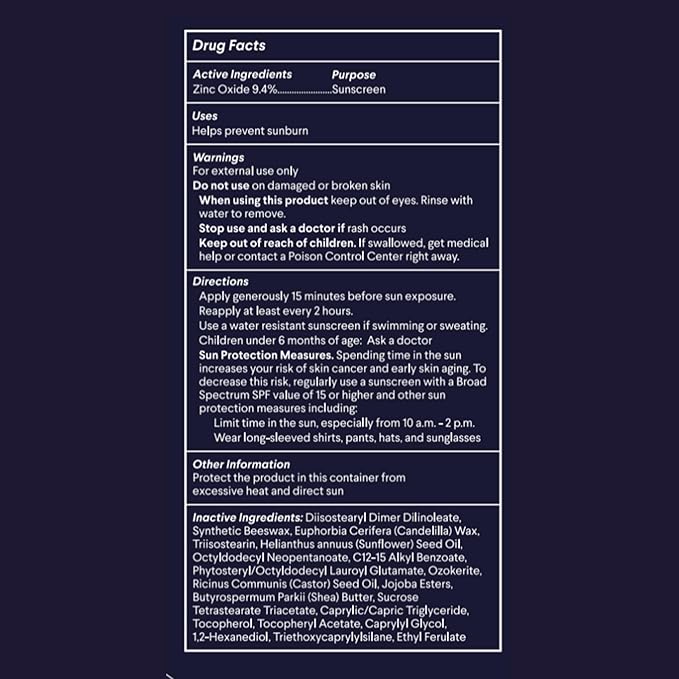 Curology Lip Balm Sunscreen SPF 30, Broad Spectrum Sun Care, Nourishing Hydration for Dry Chapped Lips, Fragrance Free-VivaGrace Women