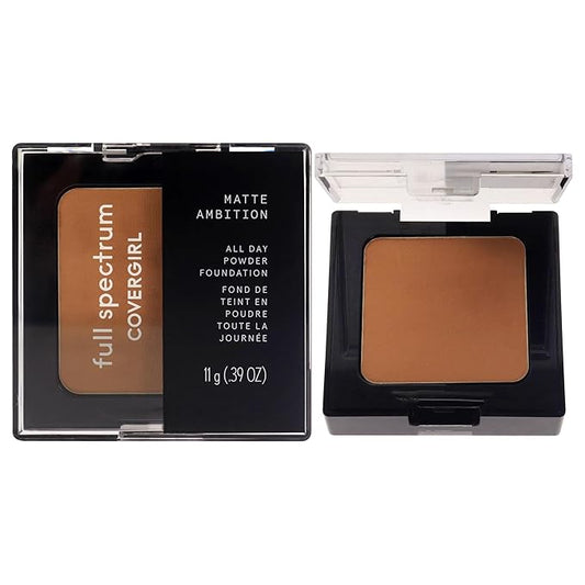 COVERGIRL Matte Ambition, All Day Powder Foundation, Medium-tan Neutral, 0.38 Ounce-VivaGrace Women