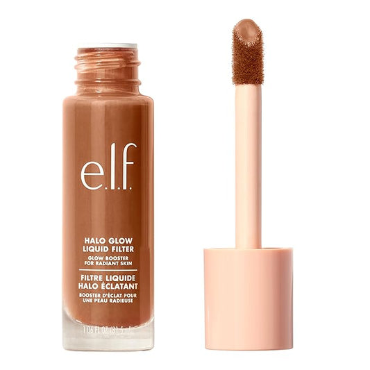 e.l.f. Halo Glow Liquid Filter, Complexion Booster For A Glowing, Soft-Focus Look, Infused With Hyaluronic Acid, Vegan & Cruelty-Free, 6 Tan/Deep-VivaGrace Women
