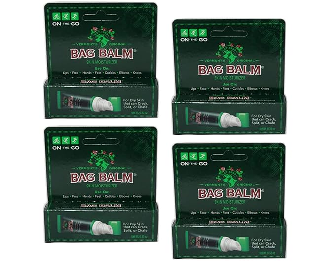 Bag Balm - 0.33 Ounce On-the-Go Tube (4-Pack)-VivaGrace Women
