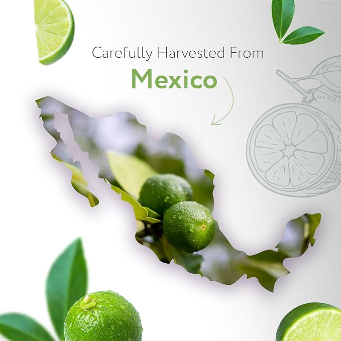 HBNO Lime Essential Oil - Huge 4 oz (120ml) Value Size - Natural Lime Oil, Cold Pressed - Perfect for Cleaning, Aromatherapy, DIY, Soap & Diffuser-VivaGrace Women