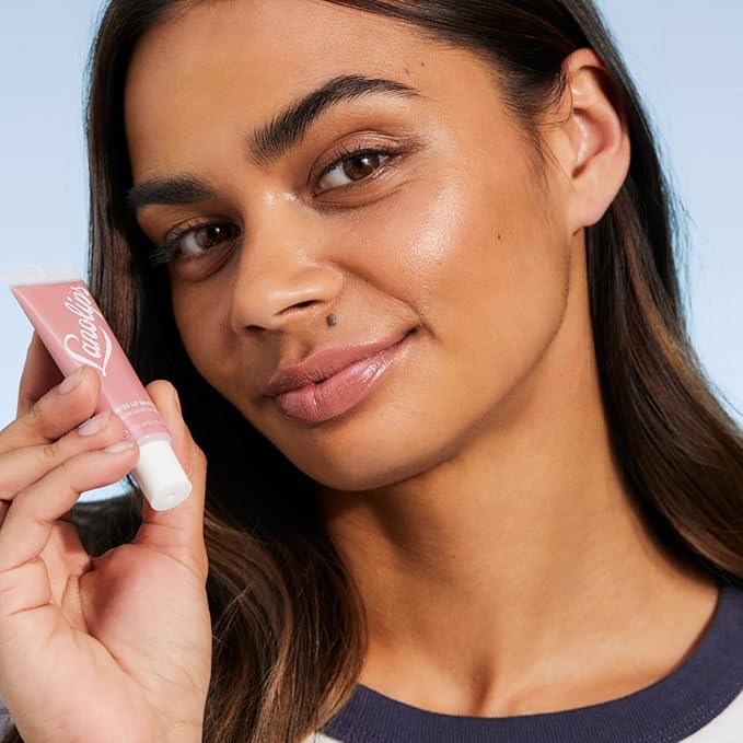 Lanolips Tinted Balm, Perfect Nude - Moisturizing Lip Tint with Lanolin and Gloss for Shiny, Hydrated Lips - Hydrating Lip Balm for Dry Lips (12.5g / 0.44oz)-VivaGrace Women