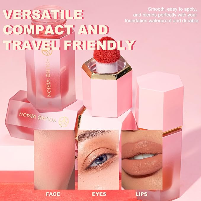 YOUNG VISION Liquid Cream Blush (risky businese)-VivaGrace Women