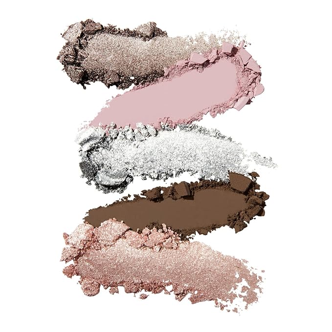 Morphe Rich & Foiled Artistry Palette - Foil-Effect Smokey Eyeshadow Palette with Matte, Shimmer & Foil Finishes - Rose, Brown & Silver Eyeshadow with Luminous Payoff - Going Platinum (0.35 oz)-VivaGrace Women