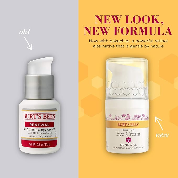 Burt's Bees Renewal Smoothing Eye Cream, Firming Eye Cream, 0.58 Ounce-VivaGrace Women