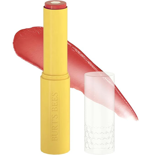 Burt’s Bees Back To School Dorm Essentials, Tinted Boosted Balm, Rose Knows, Hydrating Tinted Lip Balm with Vitamin C, E, and F Core, 24 Hour Lip Moisturizer, 100% Natural Origin, 1 Count, 0.16oz-VivaGrace Women
