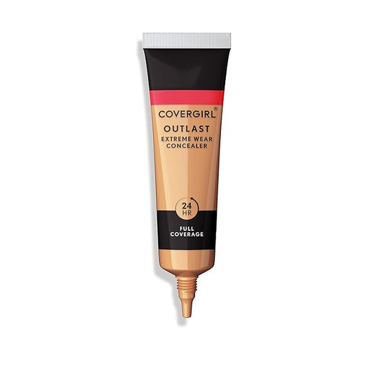 COVERGIRL Outlast Extreme Wear Concealer, Warm Beige 845, Shelf Pack of 2-VivaGrace Women