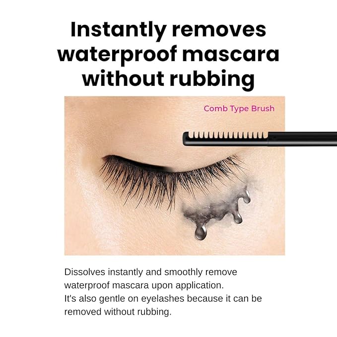 HEROINE MAKE by KISSME Mascara Duo Set | 2 Full-Size -Volumizing & Curl, Long-lasting False Eyelash Effect w/Curvy Brush Advanced Film 01 Jet Black + Gentle Eye Makeup Remover for Waterproof Mascara