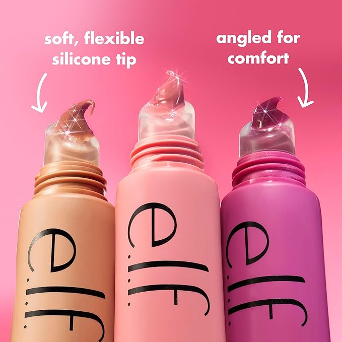 e.l.f. Glow Reviver Melting Lip Balm, Hydrating Tinted Lip Balm For A Glossy Finish & Soft, Supple Lips, Vegan & Cruelty-Free, Strawberry Shortcake-VivaGrace Women