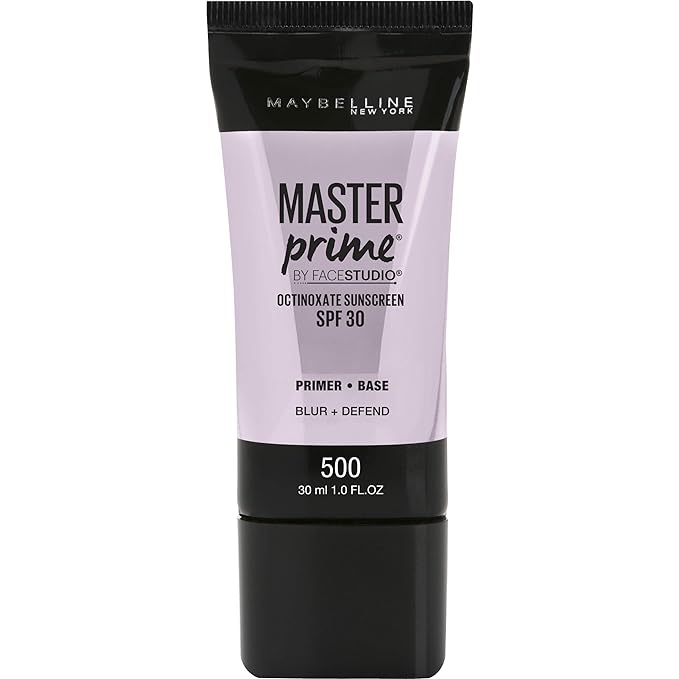 Maybelline New York Facestudio Master Prime Primer Makeup, Blur+ Defend, 1 fl. oz.-VivaGrace Women