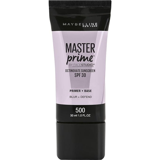 Maybelline New York Facestudio Master Prime Primer Makeup, Blur+ Defend, 1 fl. oz.-VivaGrace Women