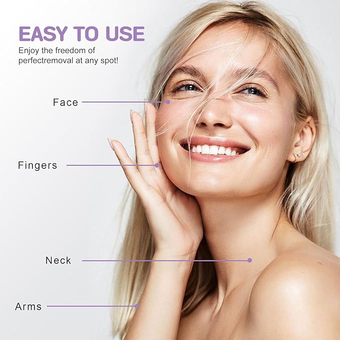 Women Facial Hair Removal Device Battery Operated with 2 Replacement Heads, Painless Womens Face Shaver for Chin Upper Lips Peach Fuzz-VivaGrace Women