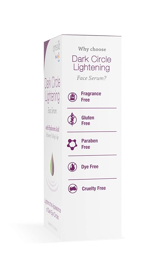 Hyalogic Dark Circle Lightening Face Serum - Treat Under Eye Dark Circles w/Hyaluronic Acid, Eveseryl & Regu-Age - Soothe, Nourish & Rejuvenate Skin - 1oz-VivaGrace Women