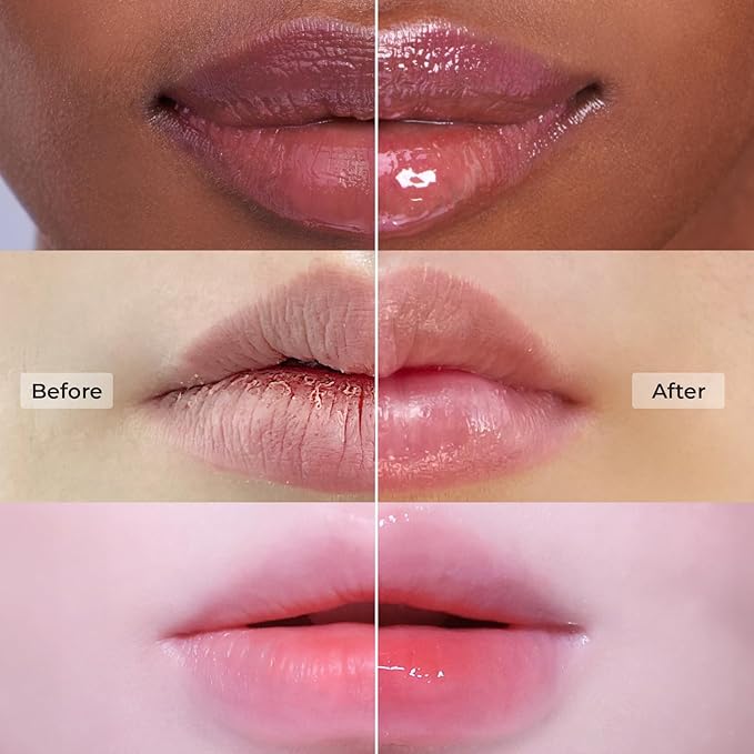 Natural Plumping Vitamin E Lip Mask, 0.46 Oz | Hydrating Lip Moisturizer For Soft, Smooth, Plump Lips, With Organic Shea Butter, Vegan Waxes, Collagen Boosters, Korean Skincare, Lip Gloss-VivaGrace Women