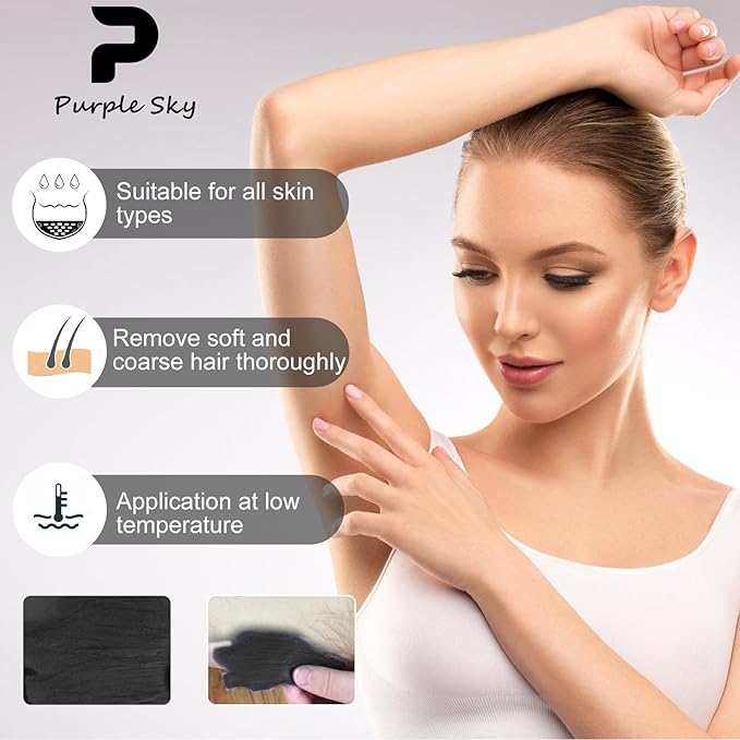 80oz Hard Wax Beads - Quick Hair Removal Waxing - Body, Leg, Back, Bikini - SPA Soft Waxness Salon At Home - Corase Hair Remove for Women Men-VivaGrace Women