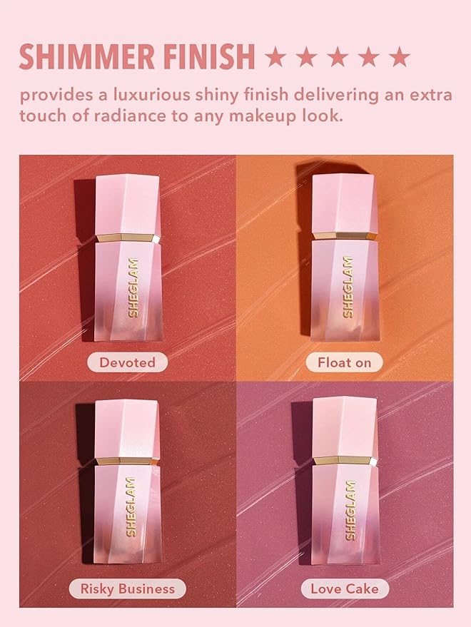 SHEGLAM Color Bloom Liquid Blush Makeup for Cheeks Matte Finish - Love Cake-VivaGrace Women