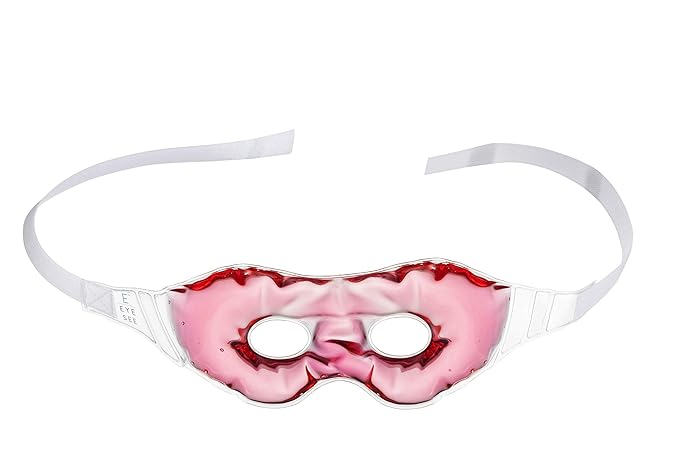 Gel Eye Mask for Puffiness and Dark Circles - Cooling Eye Masks for After Surgery and Headache/Stress Relief - Multiple Colors Available - Pink-VivaGrace Women